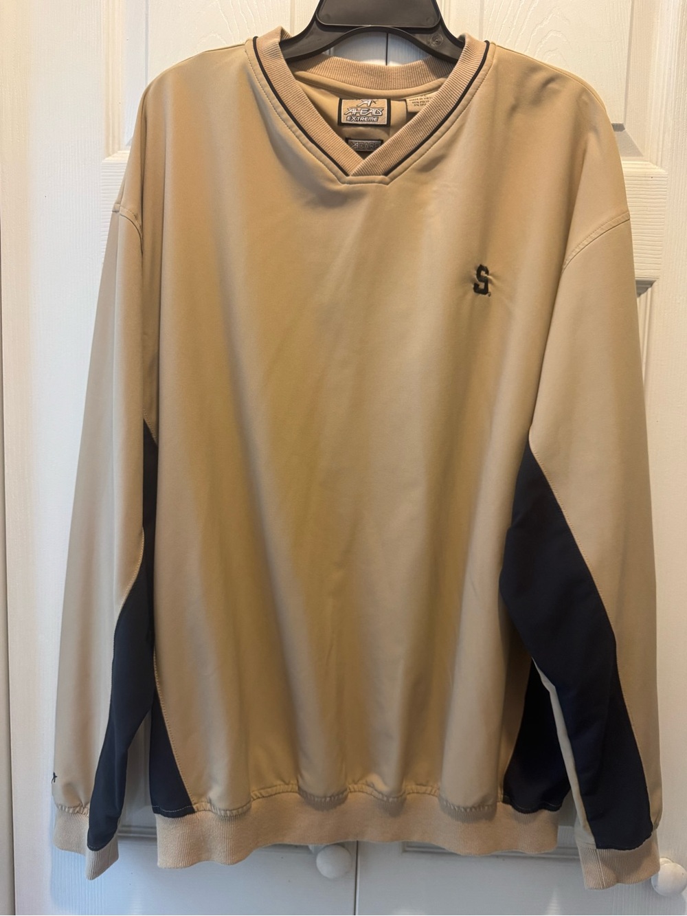 Vintage Ahead Extreme "Acare" Golf Windbreaker Jacket V-Neck Pullover Sz:XL